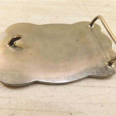 6337/187 Engravable Nickel Belt Buckle