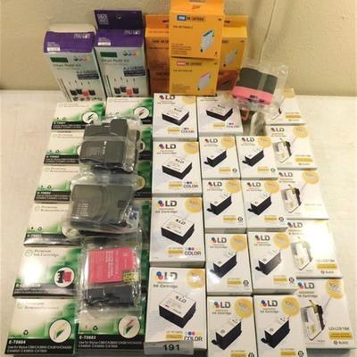 6337/191 Massive Lot of Ink Cartridges and Ink ~ ALL EXPIRED
