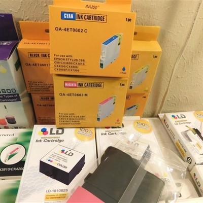 6337/191 Massive Lot of Ink Cartridges and Ink ~ ALL EXPIRED