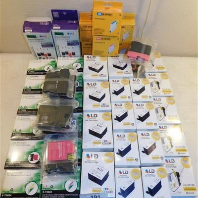 6337/191 Massive Lot of Ink Cartridges and Ink ~ ALL EXPIRED