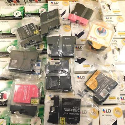 6337/191 Massive Lot of Ink Cartridges and Ink ~ ALL EXPIRED