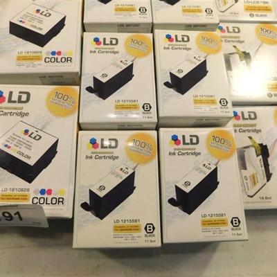 6337/191 Massive Lot of Ink Cartridges and Ink ~ ALL EXPIRED
