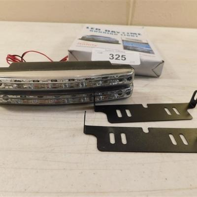 6337/325 Set of LED Daytime Running Lights with Mounting Brackets
