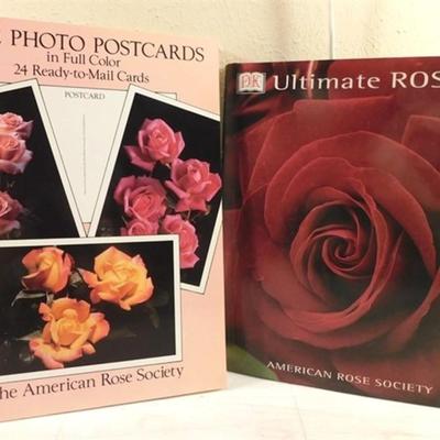 6337/250 Lot of 11 ~ 10 The American Rose Society Rose Post Cards Books / The Ultimate Rose Handbook
