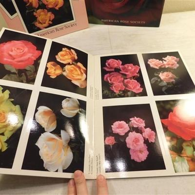 6337/250 Lot of 11 ~ 10 The American Rose Society Rose Post Cards Books / The Ultimate Rose Handbook