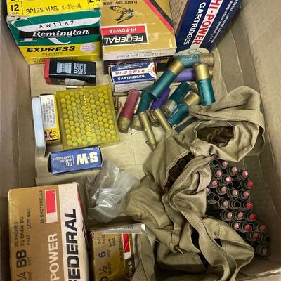 Box of miscellaneous ammunition
