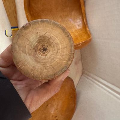 810 Hand turned Swedish Wooden Bowl Lot