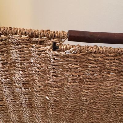 815 Woven Laundry Basket and Drying Rack