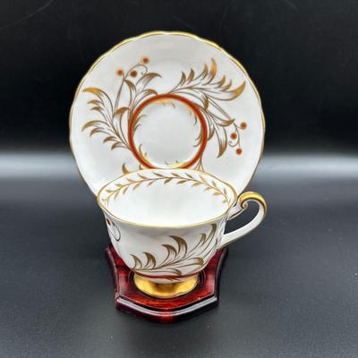 Vintage Royal Chelsea Cup and Saucer - Made in England, English Bone China