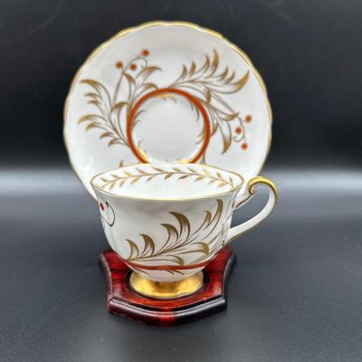 Vintage Royal Chelsea Cup and Saucer - Made in England, English Bone China