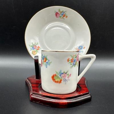 Bareuther Bavaria Demitasse Cup and Saucer, Germany