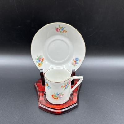 Bareuther Bavaria Demitasse Cup and Saucer, Germany