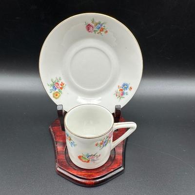 Bareuther Bavaria Demitasse Cup and Saucer, Germany