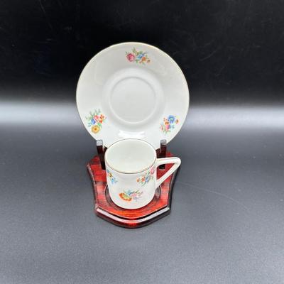 Bareuther Bavaria Demitasse Cup and Saucer, Germany