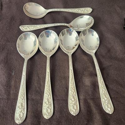 Stieff Sterling Silver Flatware w case monogrammed