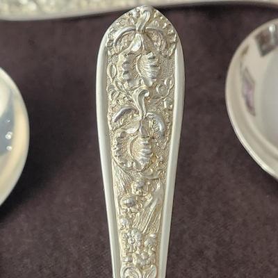 Stieff Sterling Silver Flatware w case monogrammed