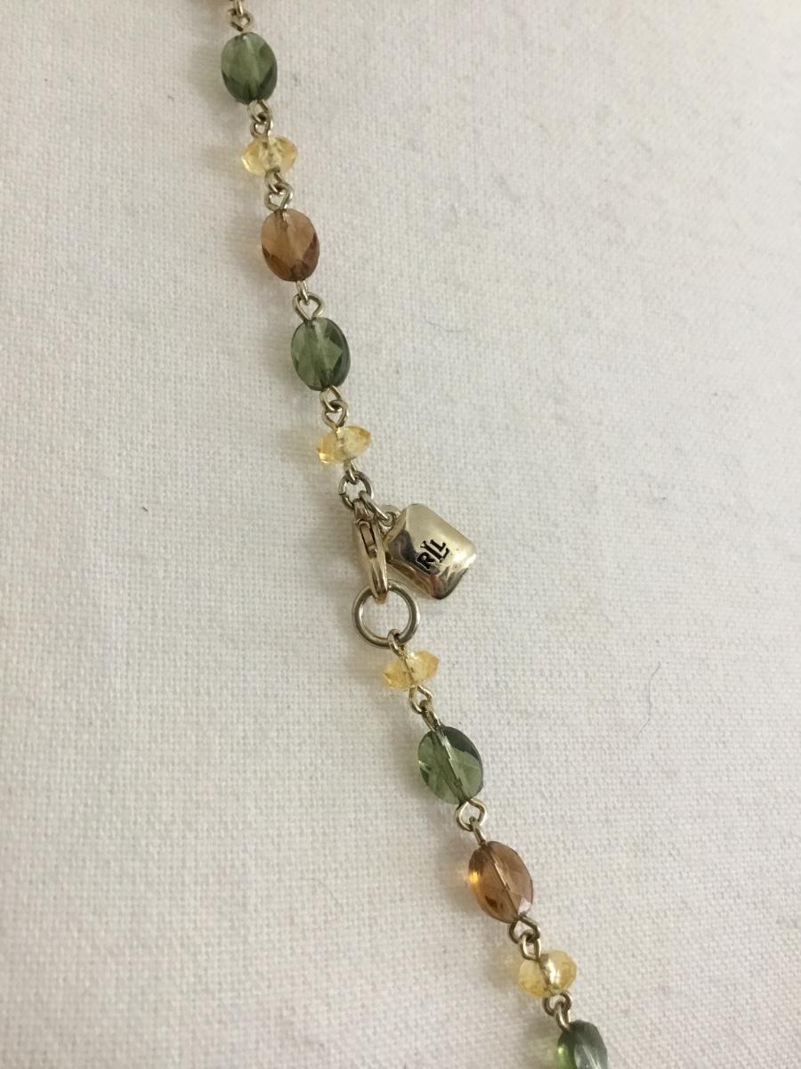 RLL marked multi color necklace