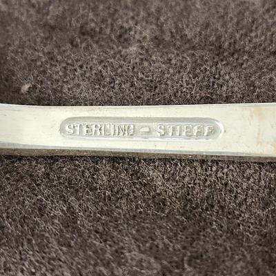 5 Stieff Sterling Silver Flatware 4 Spoons 1 Fork 175 Grams
