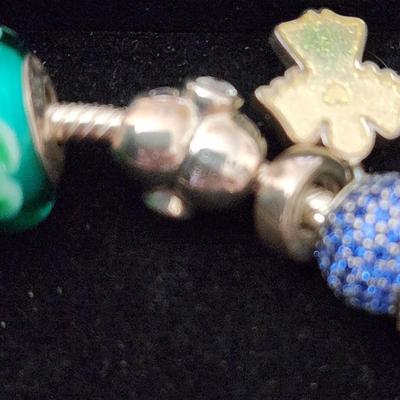 Pandora Charm Bracelet with Charms Orioles Hearts Angel