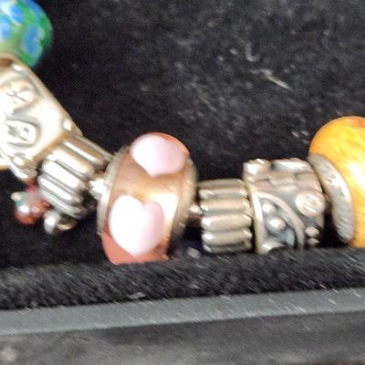 Pandora Charm Bracelet with Charms Orioles Hearts Angel