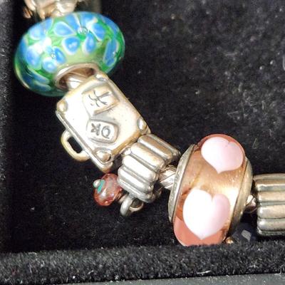 Pandora Charm Bracelet with Charms Orioles Hearts Angel