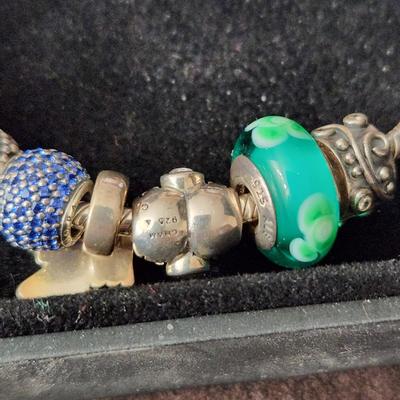 Pandora Charm Bracelet with Charms Orioles Hearts Angel