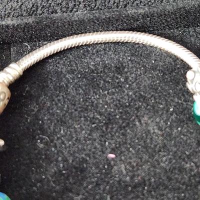 Pandora Charm Bracelet with Charms Orioles Hearts Angel