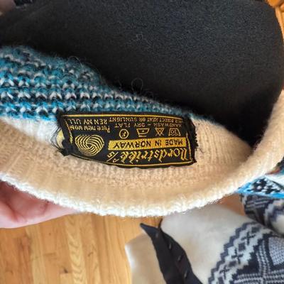 819 Two Vintage Norwegian Sweaters