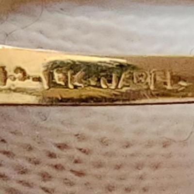 Vintage Diamond Ring Size 16.9mm (size 6.5) 2.53G