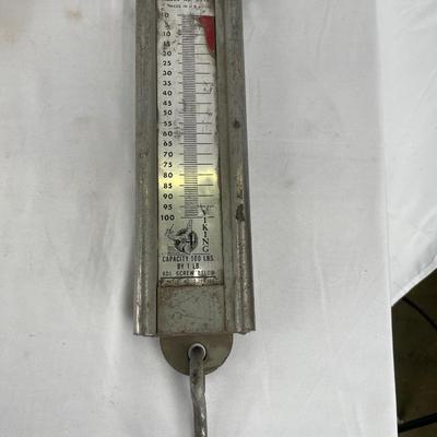 Vintage Hanson Viking 100lb scale