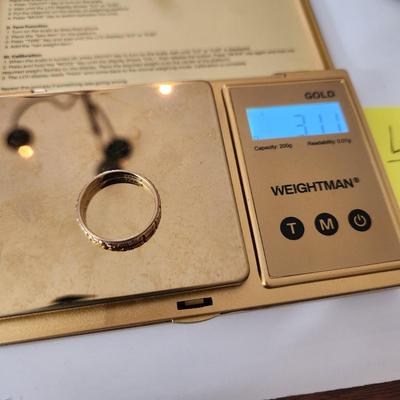 Vintage Marked 14K Gold Ring Size 18.7mm 3.11 Grams Inscribed inside