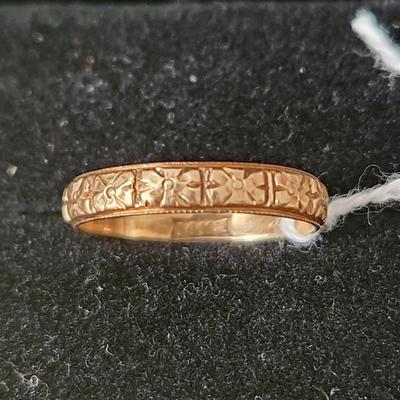 Vintage Marked 14K Gold Ring Size 18.7mm 3.11 Grams Inscribed inside