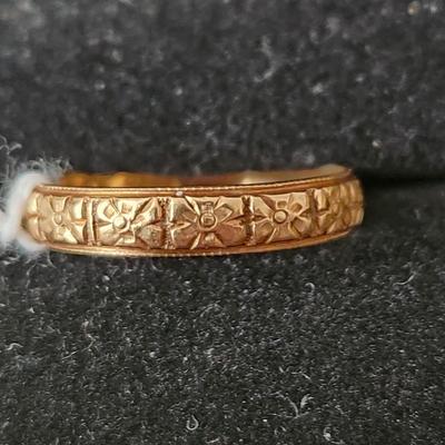 Vintage Marked 14K Gold Ring Size 18.7mm 3.11 Grams Inscribed inside
