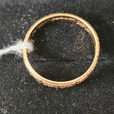 Vintage Marked 14K Gold Ring Size 18.7mm 3.11 Grams Inscribed inside