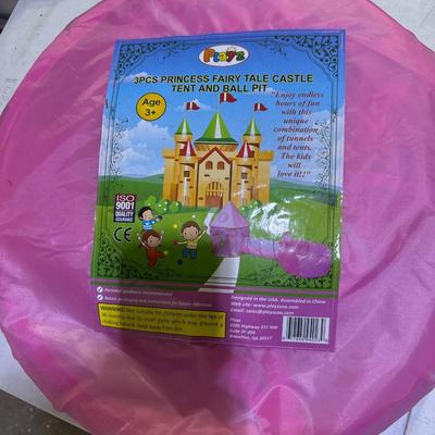 Three Piece Princess Fairytale Castle and Ball Pit