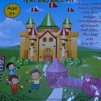 Three Piece Princess Fairytale Castle and Ball Pit