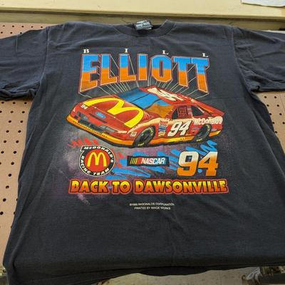 Vintage Image Works Bill Elliott NASCAR T Shirt Size XL