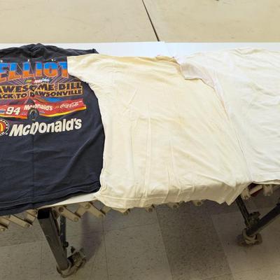 Size Large Vintage NASCAR T Shirts Bill Elliot & Ed Ferree