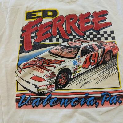 Size Large Vintage NASCAR T Shirts Bill Elliot & Ed Ferree