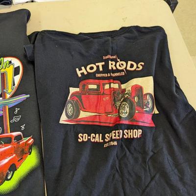 Vintage Hot Rod T Shirts Size Large