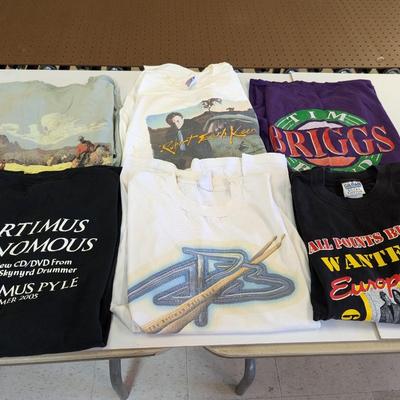 Vintage Band T Shirts Robert Keen - Artimus Pyle