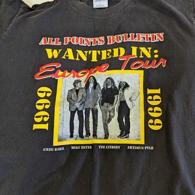 Vintage Band T Shirts Robert Keen - Artimus Pyle