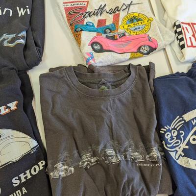 Vintage Hot Rod Cars T Shirts Size M/L