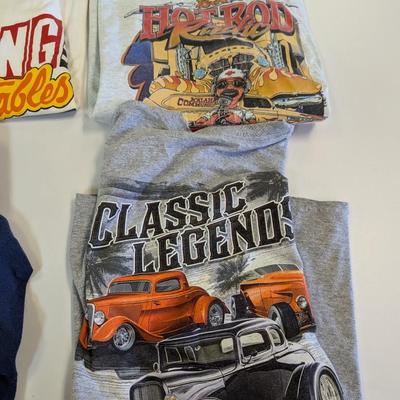 Vintage Hot Rod Cars T Shirts Size M/L