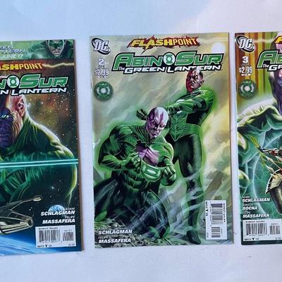 Abin Sur: The Green Lantern Mini-Series (Issues #1-3) & War of the Green Lanterns Mini-Series (Issues #1-2)