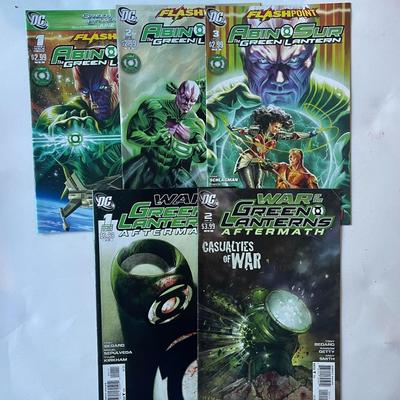 Abin Sur: The Green Lantern Mini-Series (Issues #1-3) & War of the Green Lanterns Mini-Series (Issues #1-2)