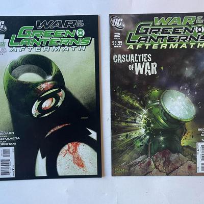 Abin Sur: The Green Lantern Mini-Series (Issues #1-3) & War of the Green Lanterns Mini-Series (Issues #1-2)