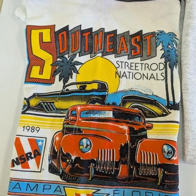 Vintage Hot Rod Car T Shirts Size Large