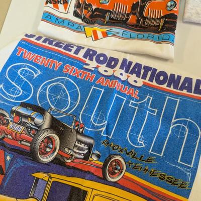 Vintage Hot Rod Car T Shirts Size Large