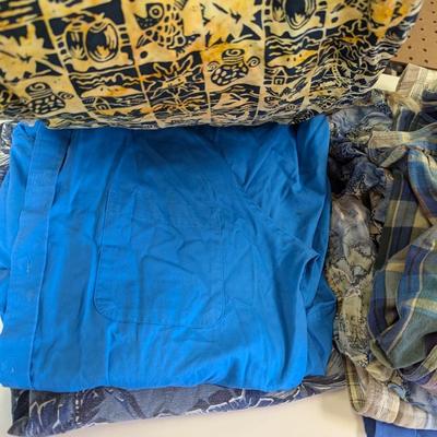 Men's Casual Short/Long Sleeve Shirts Size M/L